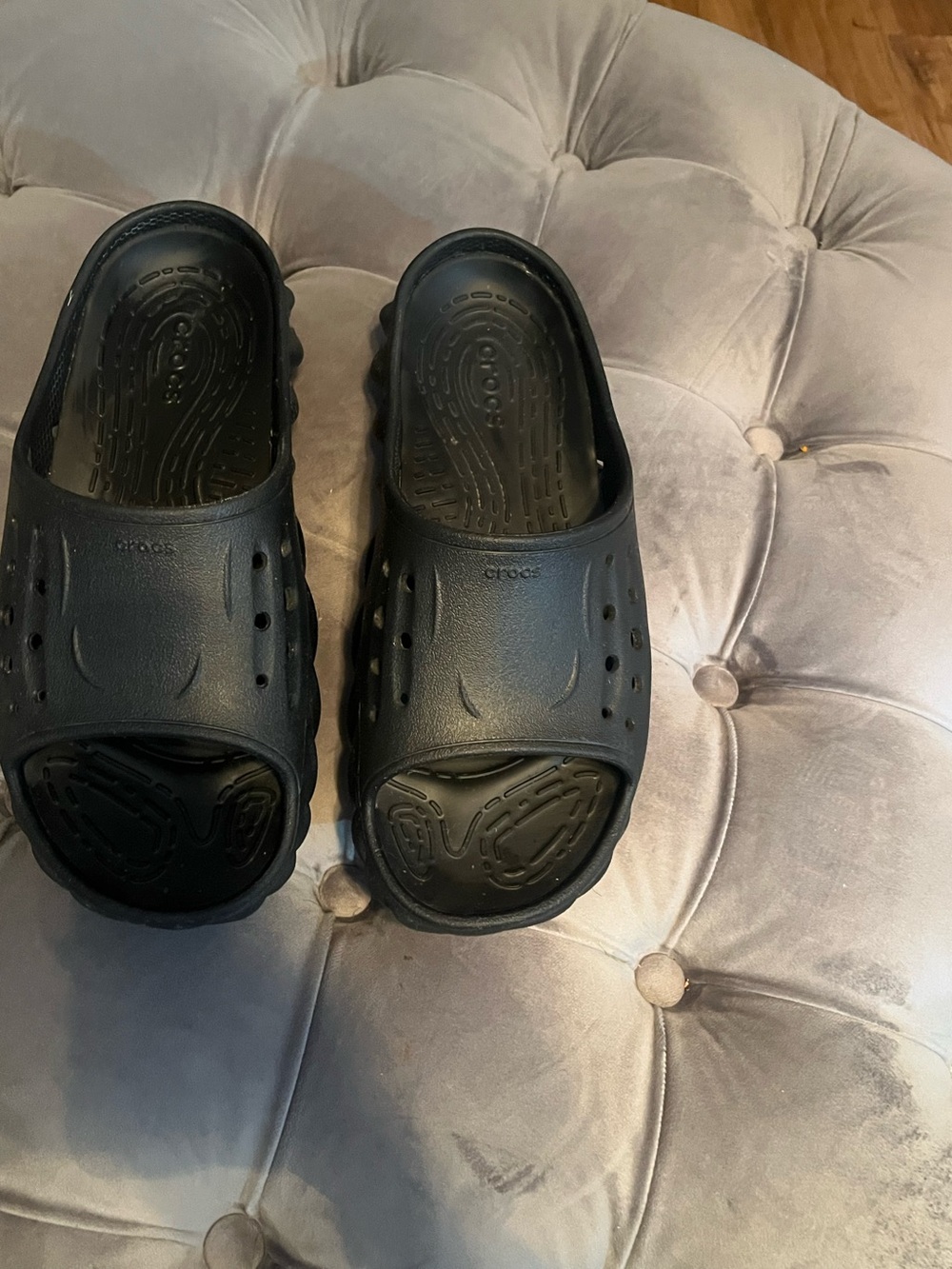 CROCS  Black ECHO Slide Sandals